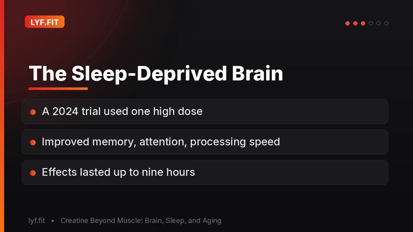 The Sleep-Deprived Brain