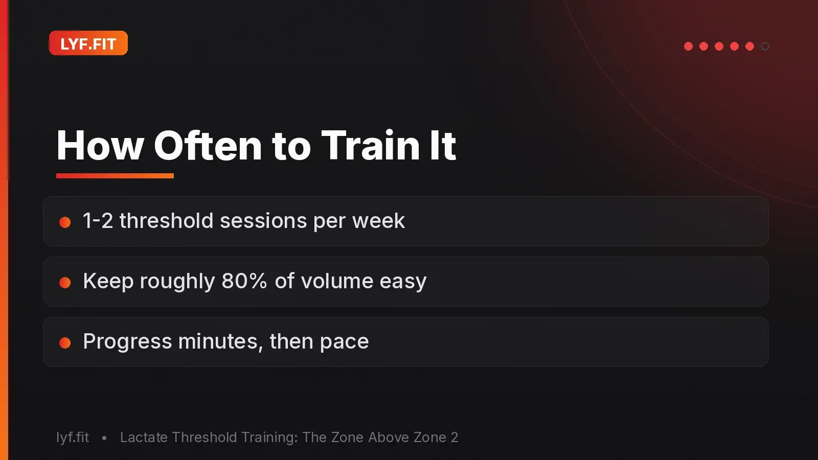 How Often to Train It