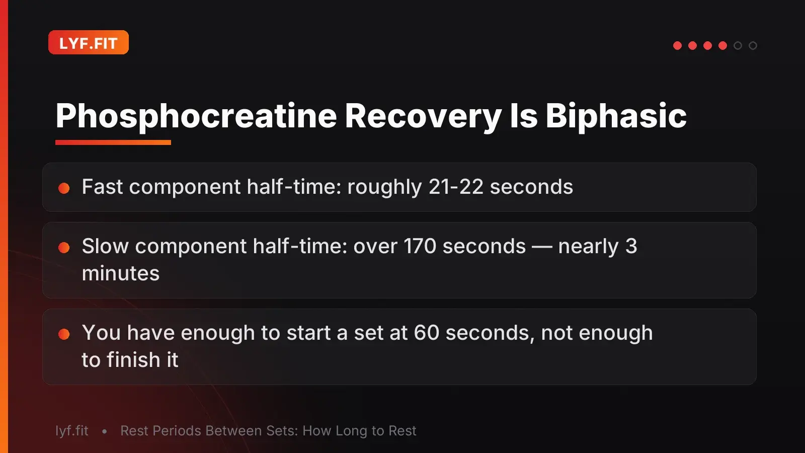 Phosphocreatine Recovery Is Biphasic