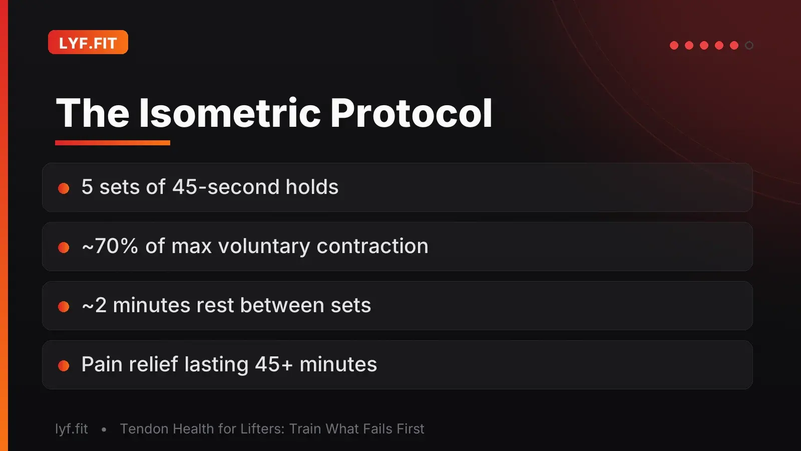 The Isometric Protocol